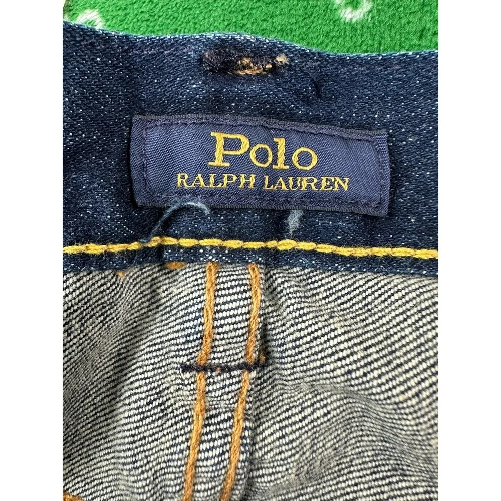 Polo Ralph Lauren Blue Sullivan Slim Paint Splatter Mens Jeans Size 40x32 NWT